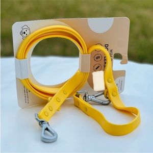 Yellow Wild One dog leash. Brand new with original packaging.
